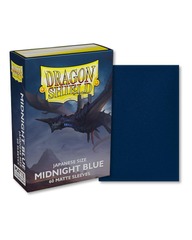 Dragon Shield Matte Midnight Blue Sleeves Japanese Size - 60 count